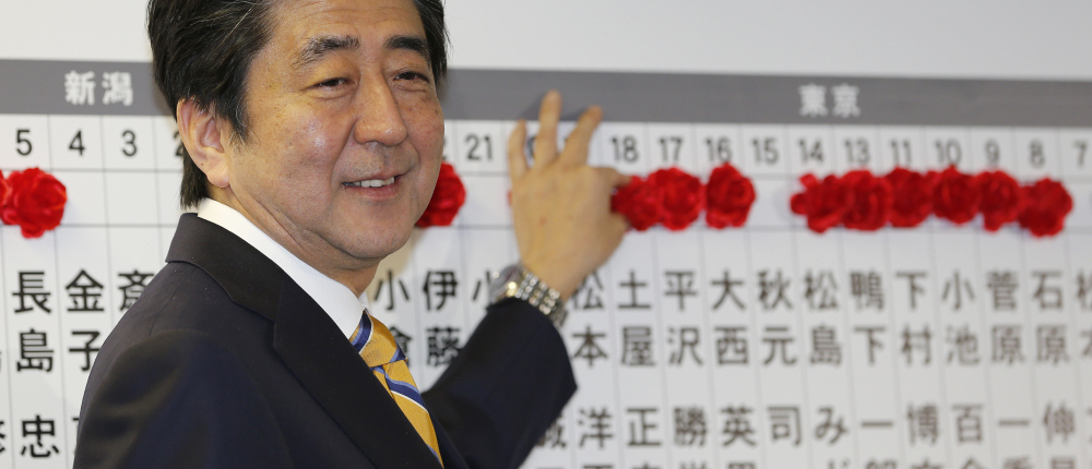 6-Japan-Election winner Abe