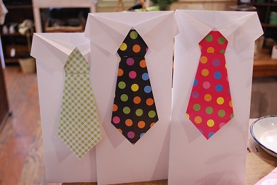 Camisas y corbatas origami