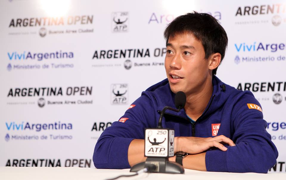 Kei Nishikori habló en conferencia de prensa / Fuente: Argentina Open ATP